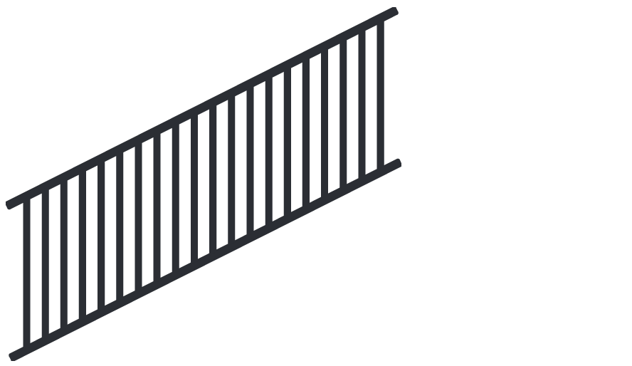 Fe26 Steel Railing Enhanced Wrought Iron Railing Fortress