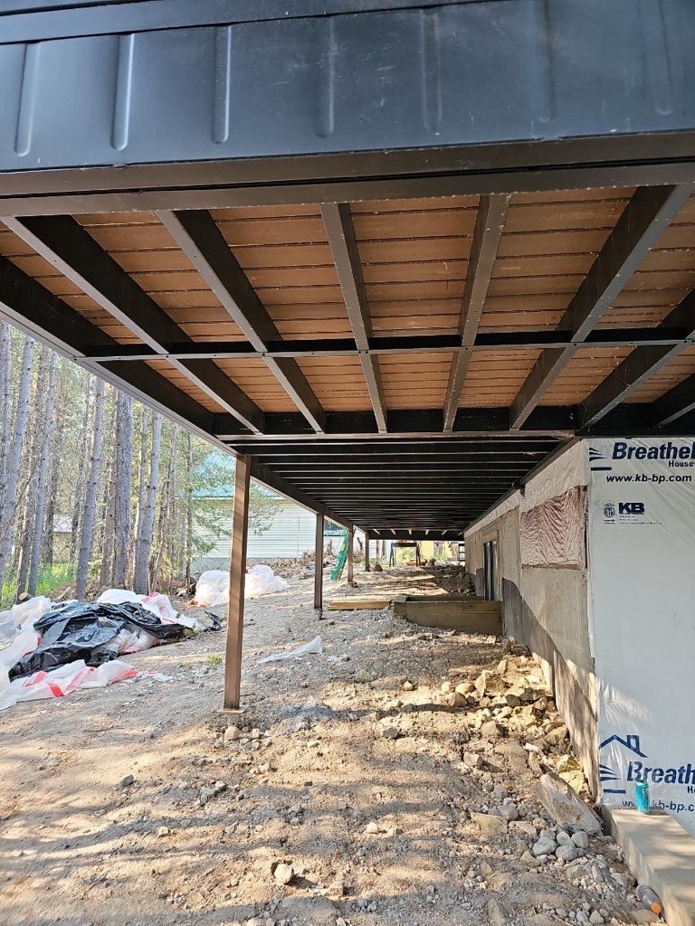 Steel Deck Framing Replaces Collapsed Wood Deck in Idaho Case Study