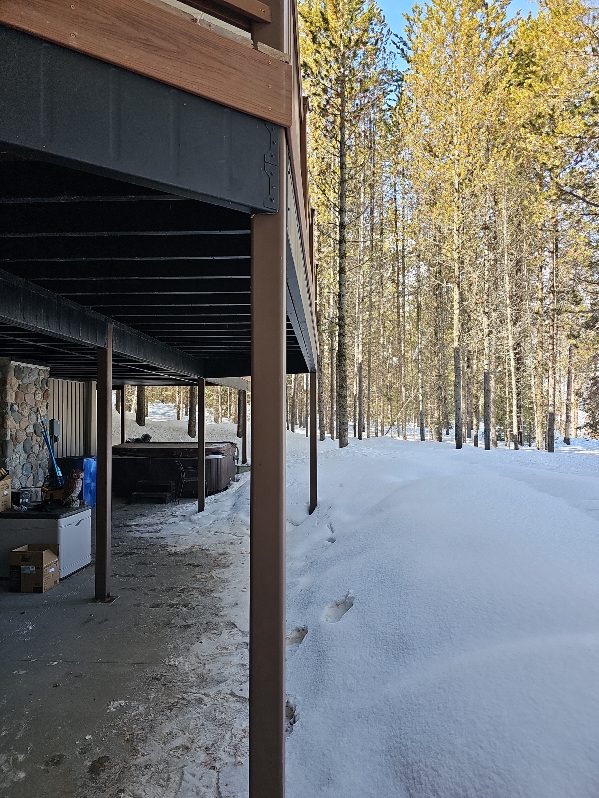 Steel Deck Framing Replaces Collapsed Wood Deck in Idaho Case Study