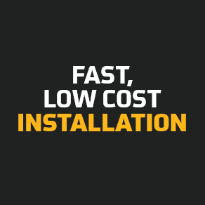 Fast, low cost installation