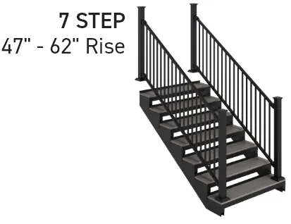7 step staircase