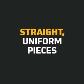 Straight, Uniform Pieces