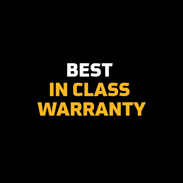 Best in class warranty