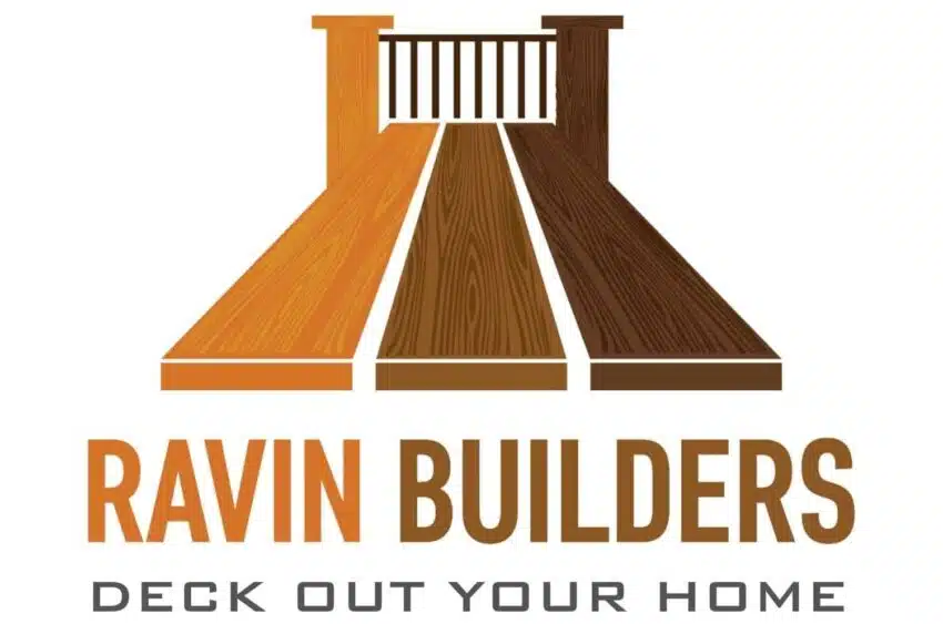 Ravin Builders: Deck Out Your Home - Logo