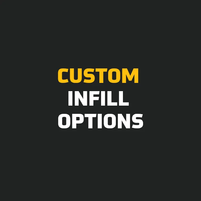 custom infill options