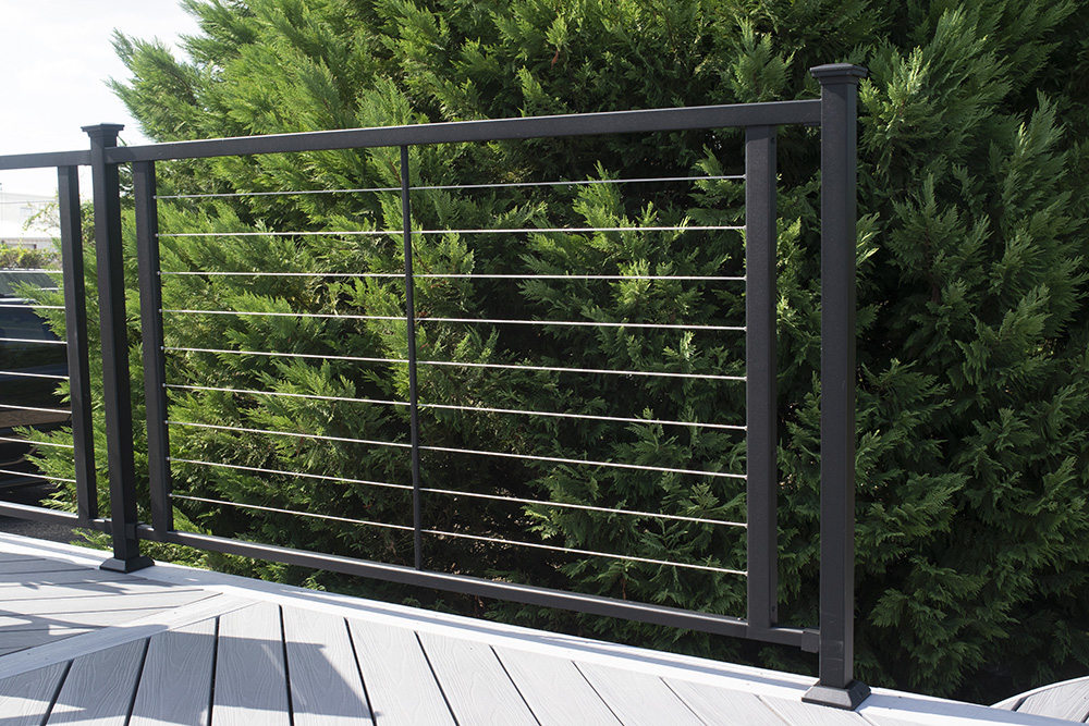 Steel Wire Rope Balustrades  Wire Deck Railing - Square 1 Balustrades