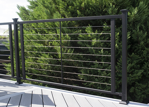 Tension cable railing modern deck railing systems ss balcony