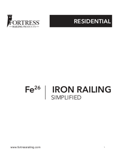 Fe26 Iron Railing Installation Instructions