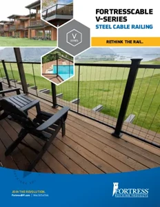 FortressCable V-Series Railing Sales Sheet