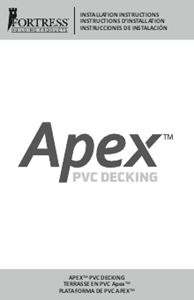 Apex® Decking Installation Instructions