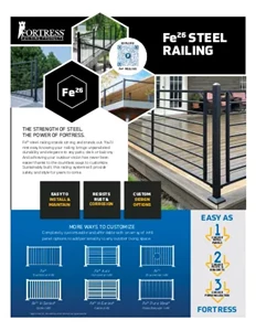Fe26 Railing Sales Sheet