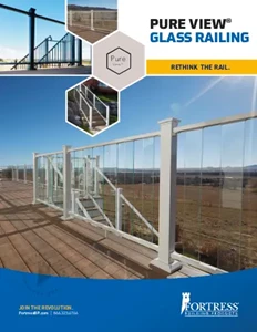 Pure View® Railing Sales Sheet