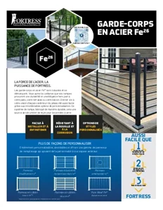 Fe26 Railing Sales Sheet (French)