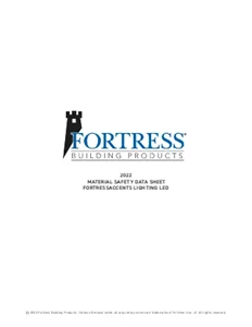 FortressAccents LED Material Safety Data Sheet