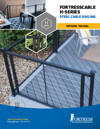 FortressCable H-Series Railing Sales Sheet