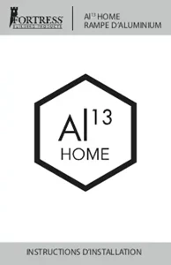 Al13 HOME™ Cable Level Panel Installation Instructions (French)