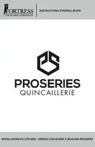Instructions d'installation ProSeries (français)