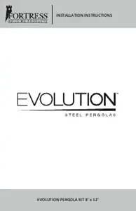 Evolution Pergola Kits 8' x 12' Installation Instructions 
