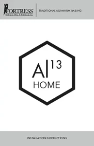 Instrucciones de instalación para productos tradicionales Al13 HOME