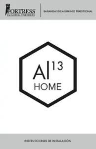 Instrucciones de instalación para productos tradicionales Al13 HOME (español)