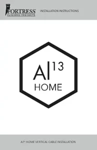 Al13 HOME Vertical Cable Installation Instructions