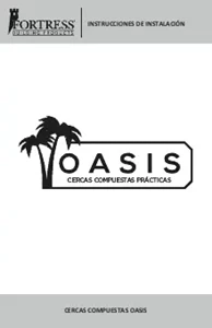 Instructions d'installation de clôture Oasis (espagnol)