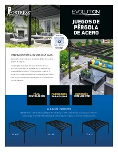 Pergola Kits Sales Sheet (Spanish)