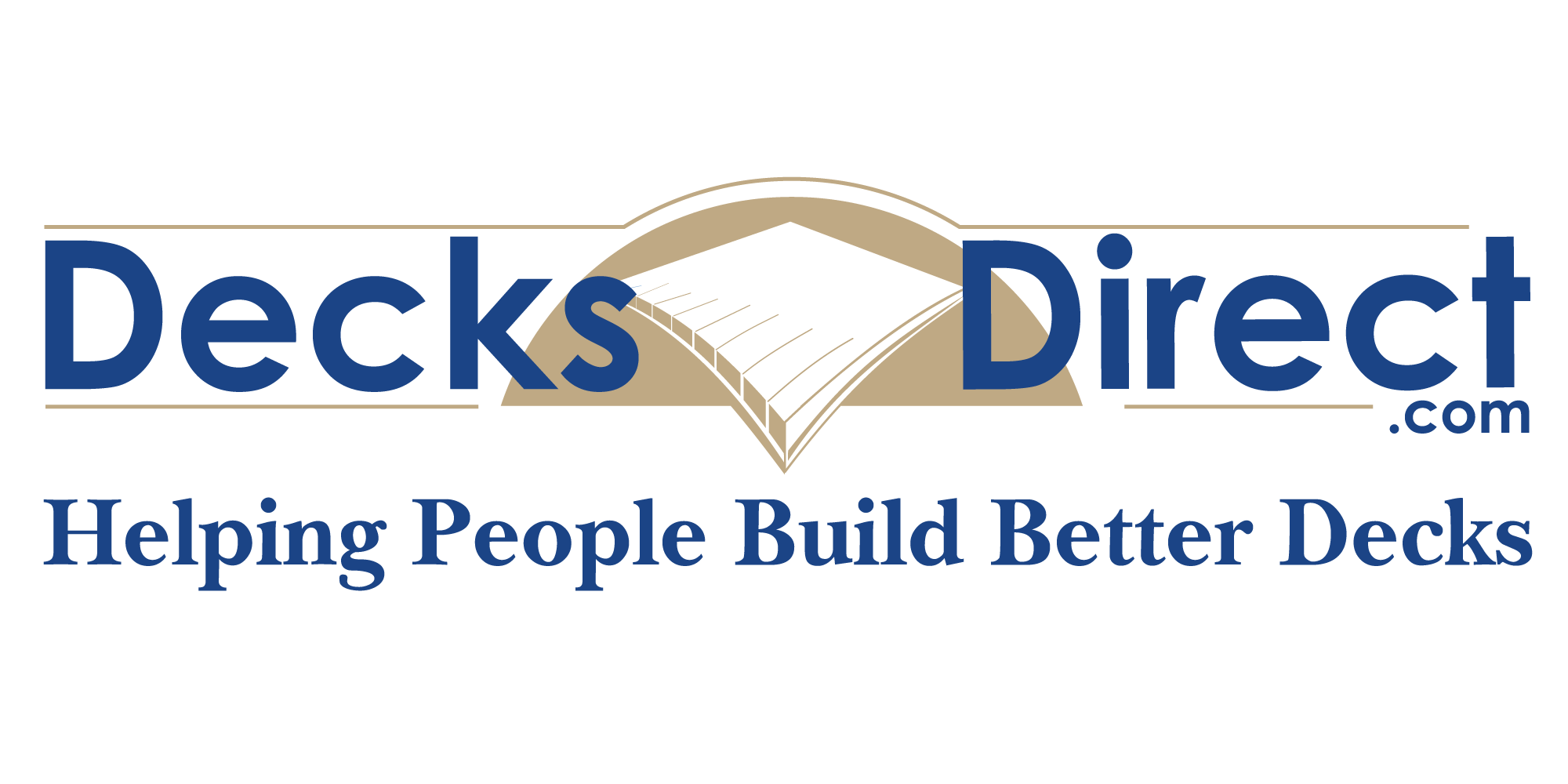 DecksDirect.com logo, with the slogan “Helping People Build Better Decks” beneath.