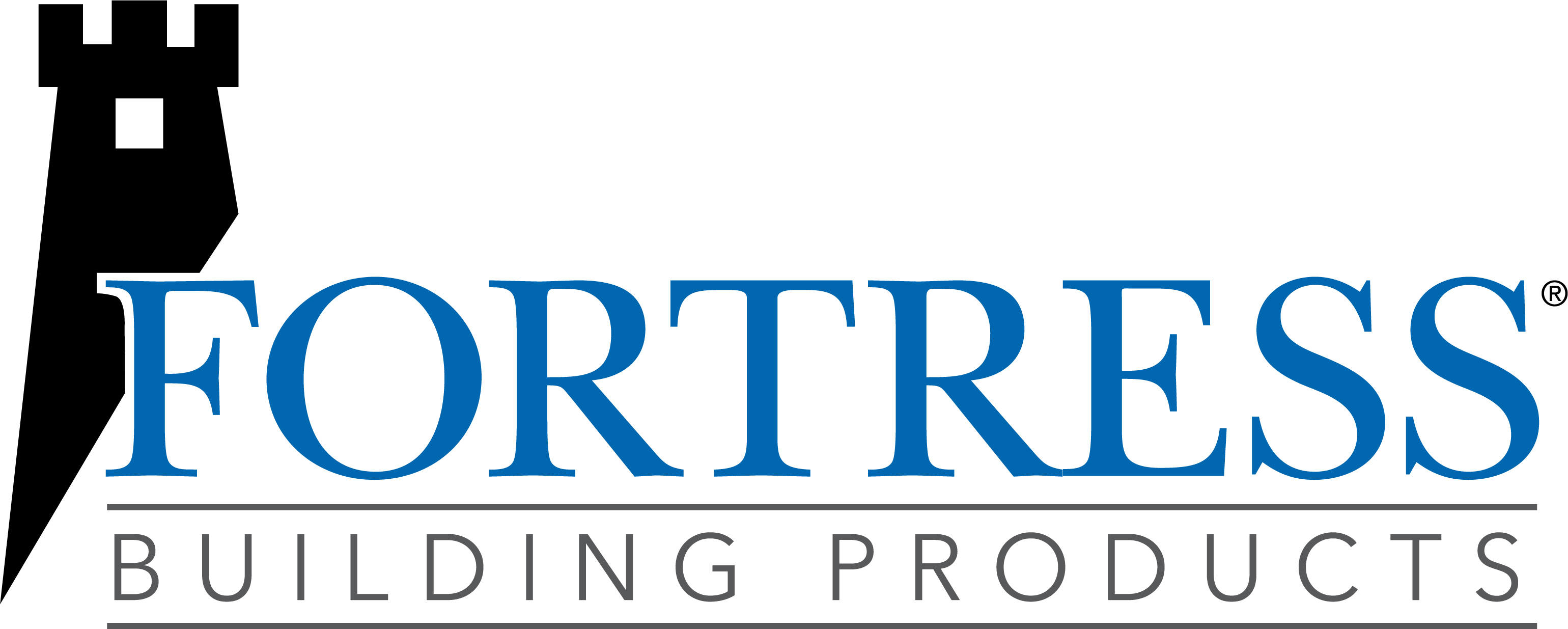 Logo de Fortress Building Products.